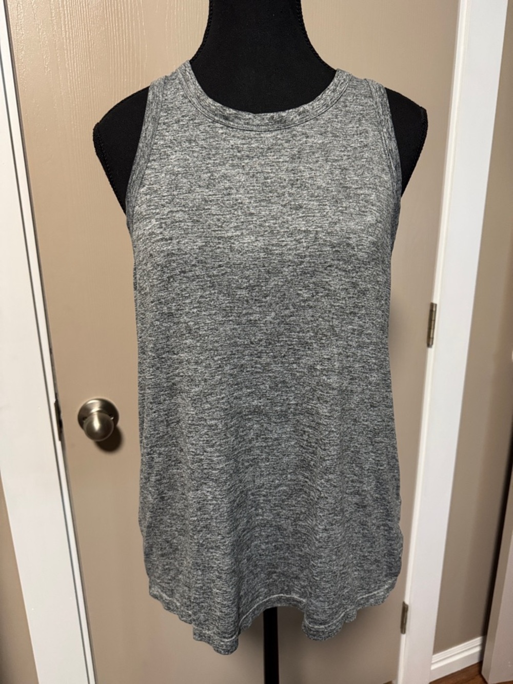 Fabletics Heather Gray Racerback Tank
